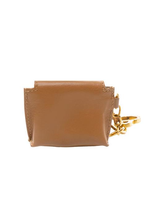 STORY DONNA Husa pentru chei din piele havana/abb.oro - Portchei