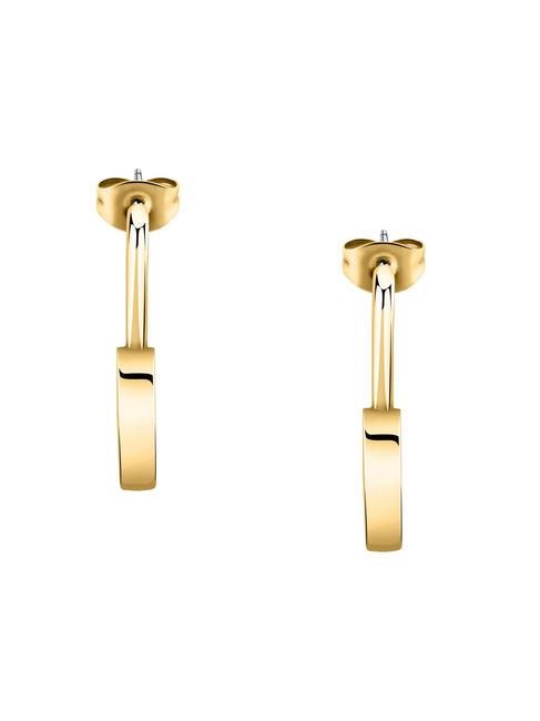 ABBRACCIO Cercei inimioare cu zirconi aur - Cercei