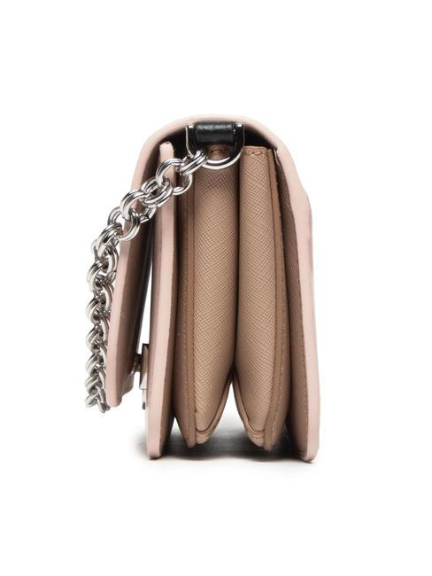 SPLENDIDA Mini geanta din piele cu bareta de umar bon bon+capuccino+negru - Genți femei