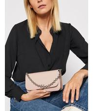 FURLA SPLENDIDA Mini geanta din piele cu bareta de umar bon bon+capuccino+negru - Genți femei - 7