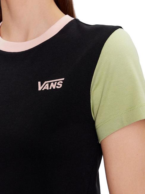 COLORBLOCK Tricou din bumbac cu maneca scurta negru/pară de iarnă - tricou