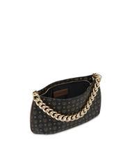 POLLINI HERITAGE Geantă de umăr cu mâner cu lanț negru maro - Genți femei - 4