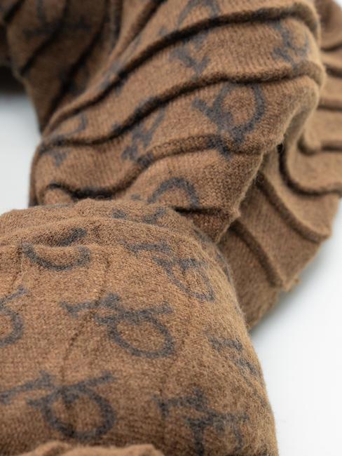 LOGO ALL OVER Eșarfă Maro - Eșarfe