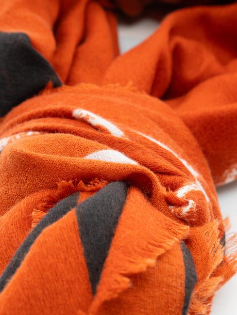 BICOLOR  Eșarfă Roșu-negru - Eșarfe