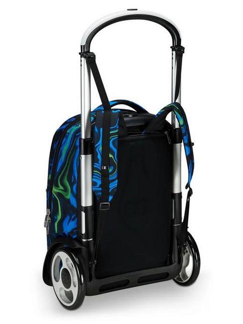 TYRE MULTI-SHADE Rucsac troler 3 in 1, detasabil negru - Rucsacuri cu role