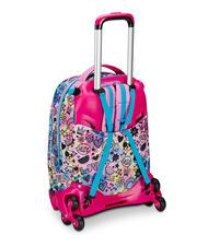 SJGANG COLORJAM Rucsac troler 3 in 1, detasabil IBIS ROSE - Rucsacuri cu role - 3