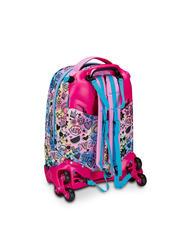 SJGANG COLORJAM Rucsac troler 3 in 1, detasabil IBIS ROSE - Rucsacuri cu role - 4