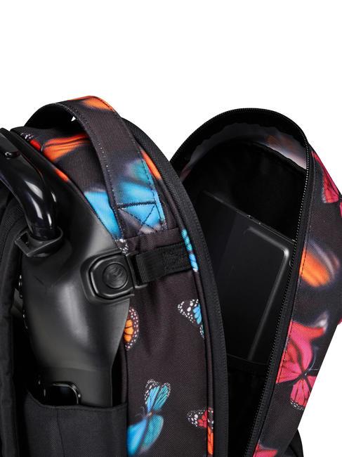 NEW WAY NEW PLUG Fantasy Rucsac cu troller detașabil fluture neclar - Rucsacuri cu role