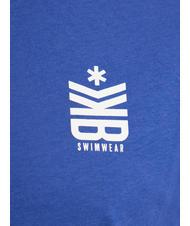 BIKKEMBERGS ICON SURF Tricou din bumbac albastru clematis - tricou - 3