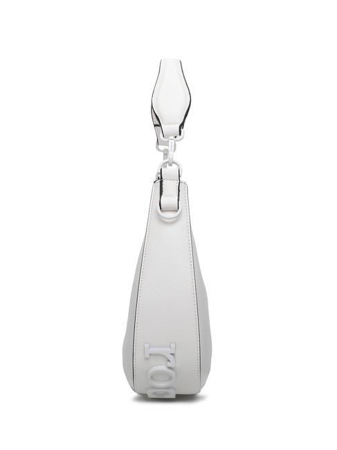 NINA Geantă de umăr Crescent alb - Genți femei