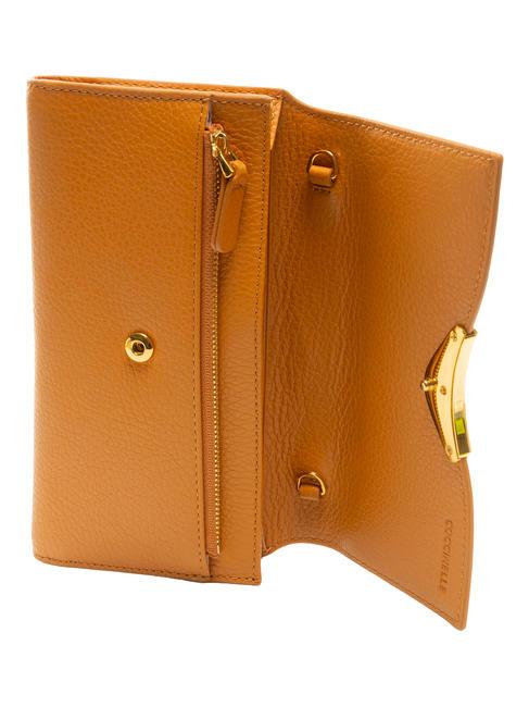 DINA  Pocheta / Portofel cu curea de umar paprika - Genți femei