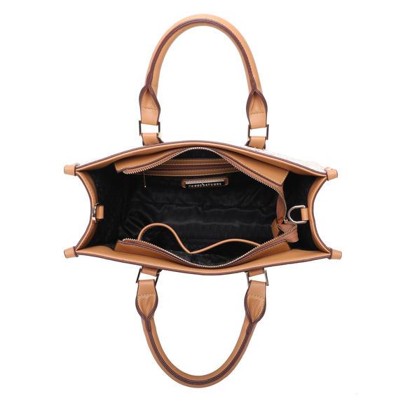 MONOGRAM Logo Geanta de mana, cu bareta de umar alb - Genți femei