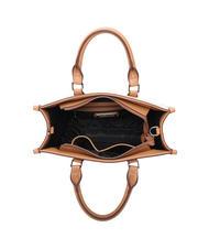 ROCCOBAROCCO MONOGRAM Logo Geanta de mana, cu bareta de umar alb - Genți femei - 5