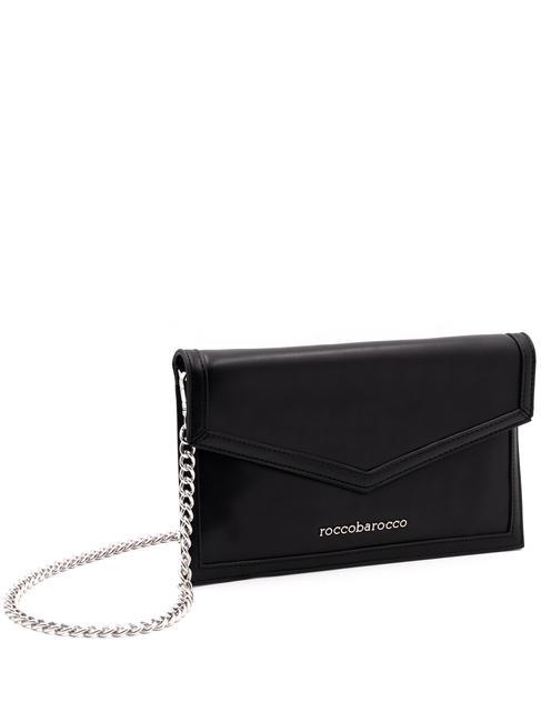 MAIL LEOPARD  Geantă de m&acirc;nă, cu curea de umăr negru - Genți femei