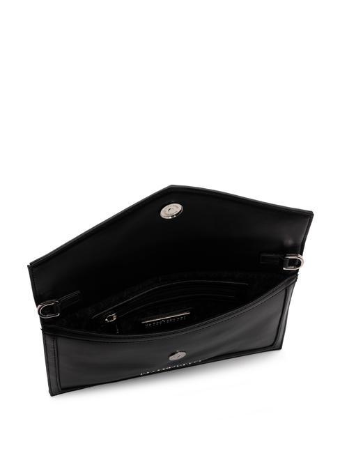 MAIL LEOPARD  Geantă de m&acirc;nă, cu curea de umăr negru - Genți femei