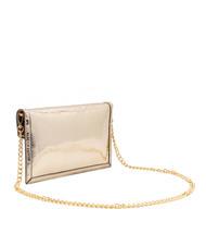 ROCCOBAROCCO MAIL LEOPARD  Geantă de m&acirc;nă, cu curea de umăr aur - Genți femei - 4