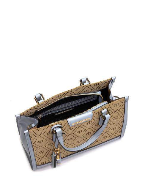 FRIDA  Geanta de mana, cu bareta de umar cer albastru - Genți femei