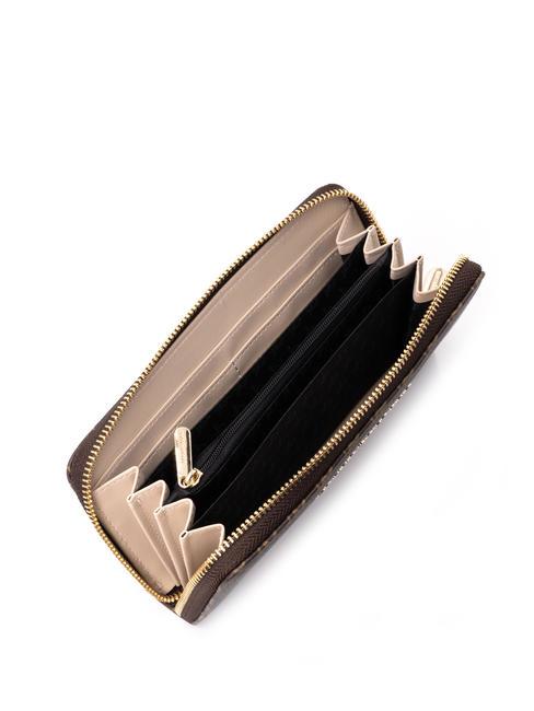 MONOGRAM Fermoar &icirc;n jurul portofelului maro - Portofele femei