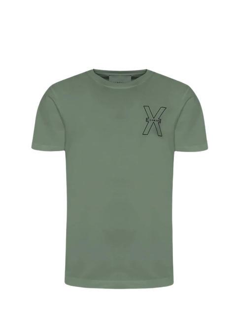 RACHED Tricou din bumbac lichen verde - tricou