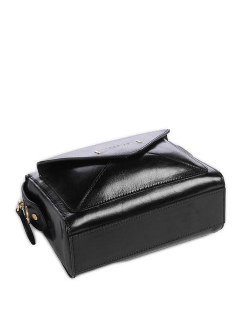 FRIDA Geanta mini de umar, din piele Negru de aur - Genți femei