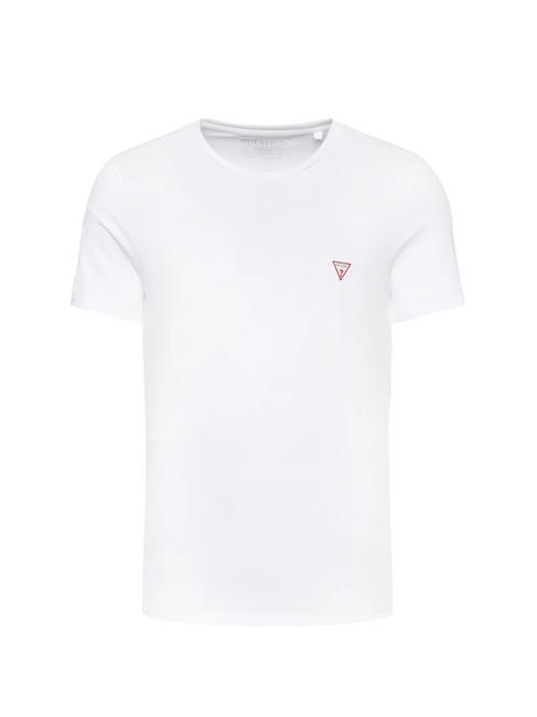 CORE Tricou din bumbac alb purpuriu - tricou