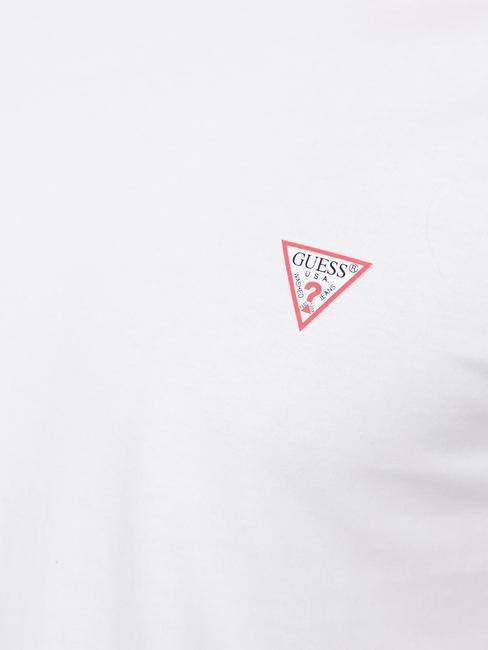 CORE Tricou din bumbac alb purpuriu - tricou