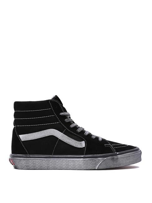 UA SK8-HI Tenisi din piele subliniat alb/negru - Pantofi unisex