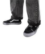 VANS UA SK8-HI Tenisi din piele subliniat alb/negru - Pantofi unisex - 5