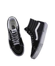 VANS UA SK8-HI Tenisi din piele subliniat alb/negru - Pantofi unisex - 4