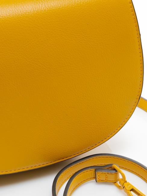 NINA  Geantă de umăr mini, cu curea de umăr muştar - Genți femei