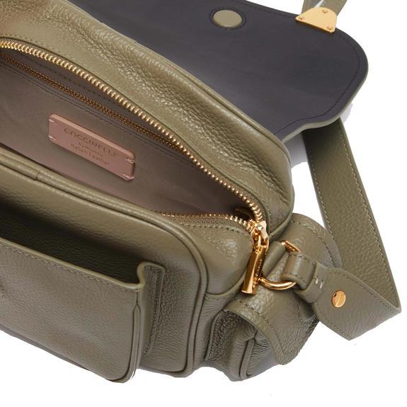 CAMPUS Geanta mini de umar, din piele verde laur - Genți femei