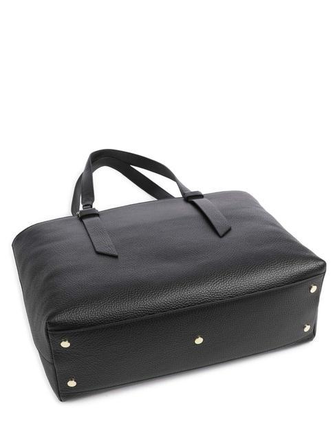 MALORY  Shopper pe umar, din piele negru - Genți femei