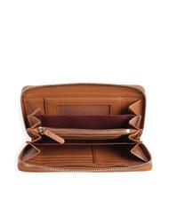 COCCINELLE METALLIC SOFT Portofel din piele texturată cu fermoar CUIR - Portofele femei - 2