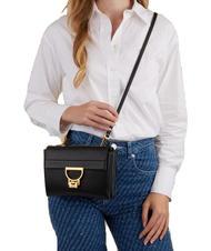 COCCINELLE ARLETTIS Minigeantă din piele texturată negru - Genți femei - 4