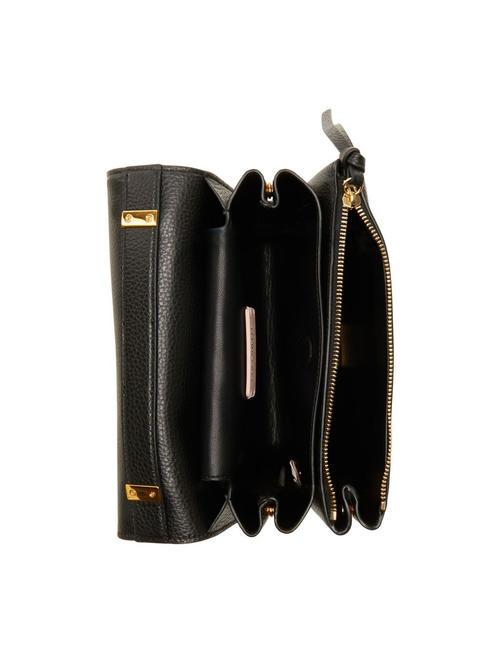 ARLETTIS Geanta de mana din piele ciocanita negru - Genți femei