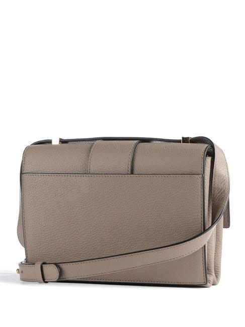 ARLETTIS Geanta de mana din piele ciocanita taupe cald - Genți femei