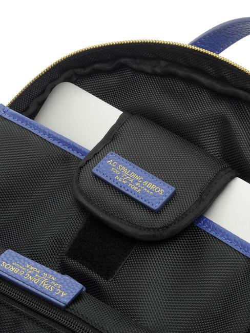 TIFFANY Rucsac din piele pentru laptop albastru - Genți femei