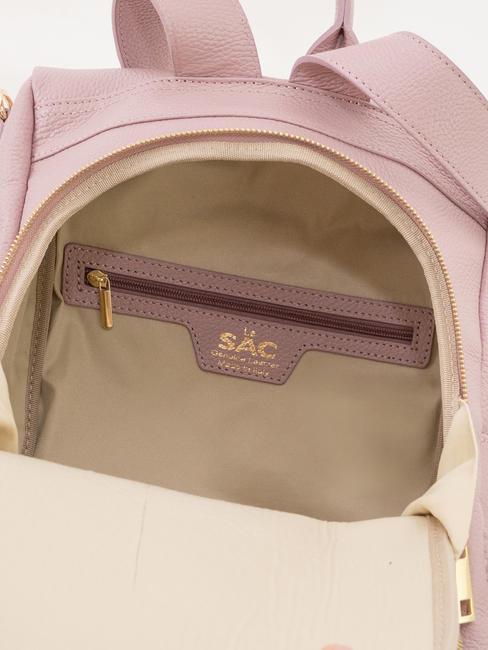 LILLA  Rucsac din piele roz milenar - Genți femei