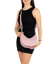 LESAC TULIPANO Geanta de umar, cu bareta de umar, din piele roz milenar - Genți femei - 4