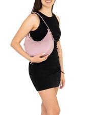 LESAC TULIPANO Geanta de umar, cu bareta de umar, din piele roz milenar - Genți femei - 5