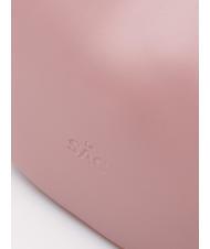 LESAC TULIPANO Geanta de umar, cu bareta de umar, din piele roz milenar - Genți femei - 6