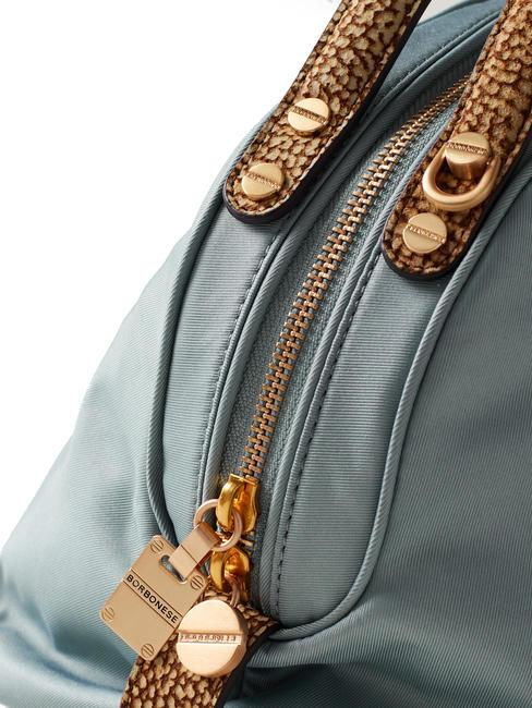 SEXY NYLON  Geanta de mana, cu bareta de umar iedera/op natural - Genți femei