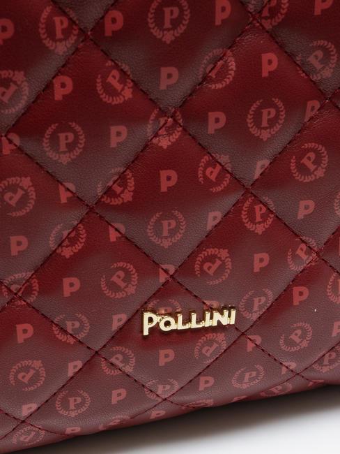 HERITAGE Quilted Cumpărător pe umăr Burgundia - Genți femei