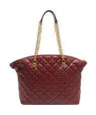 POLLINI HERITAGE Quilted Cumpărător pe umăr Burgundia - Genți femei - 4