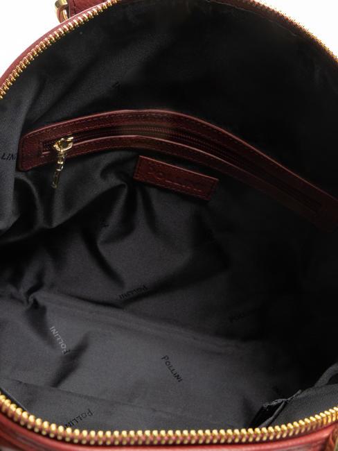 HERITAGE Quilted Cumpărător pe umăr Burgundia - Genți femei