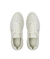 TOMMY HILFIGER LUX POINTY COURT  Tenisi din piele alb străvechi - Pantofi femei - 4