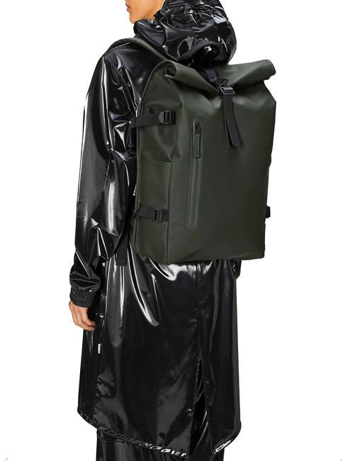 ROLLTOP RUCKSACK Rucsac verdeaţă - Rucsacuri pentru școală și timp liber