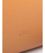 LESAC FRESIA Geanta de mana, cu bareta de umar, din piele natural - Genți femei - 6