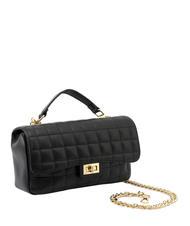 LESAC PEONIA  Geanta de mana, cu bareta de umar, din piele - Genți femei