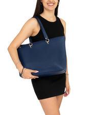 LESAC VIOLA  Geanta de cumparaturi din piele blugi - Genți femei - 4